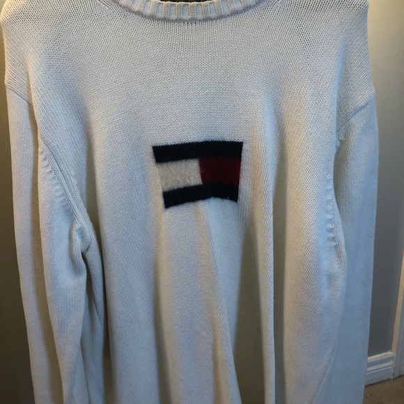 Tommy Hilfiger heavy all knit flagship sweater XL! - Picture 4 of 7